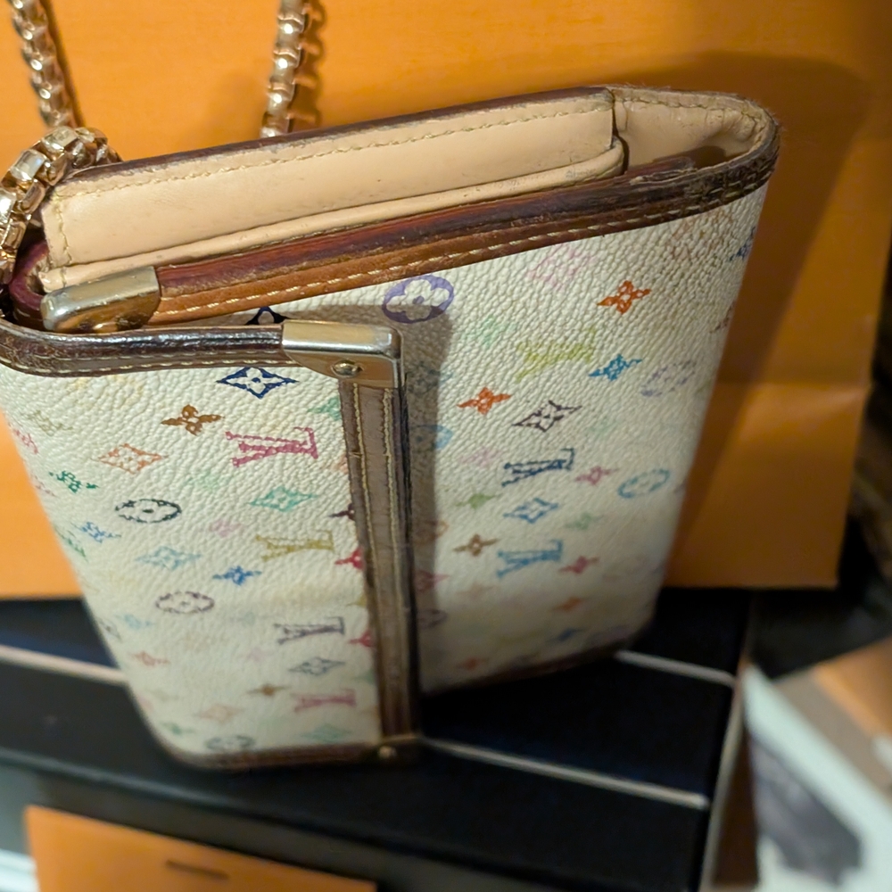 Vintage Louis Vuitton Colorful Monogram Sarah Wallet - Picture 8 of 11